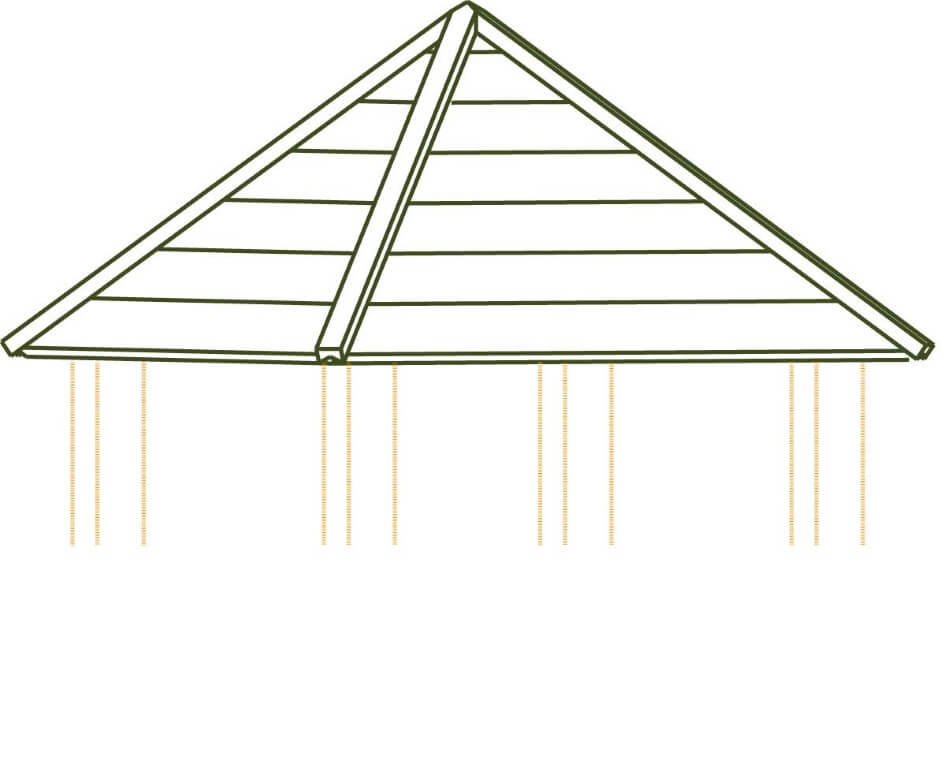 Mila-piramide-dak-Speeltoren en schommel